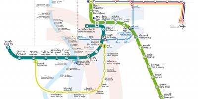 Bangkok stanice mapu