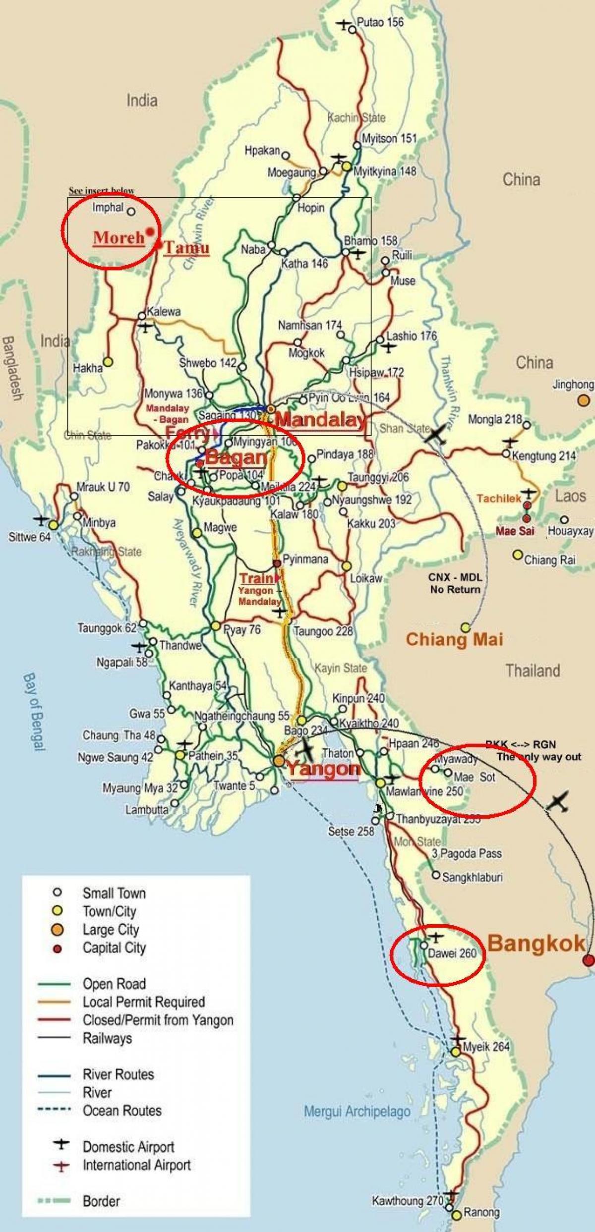 mapu bangkoku diaľnici
