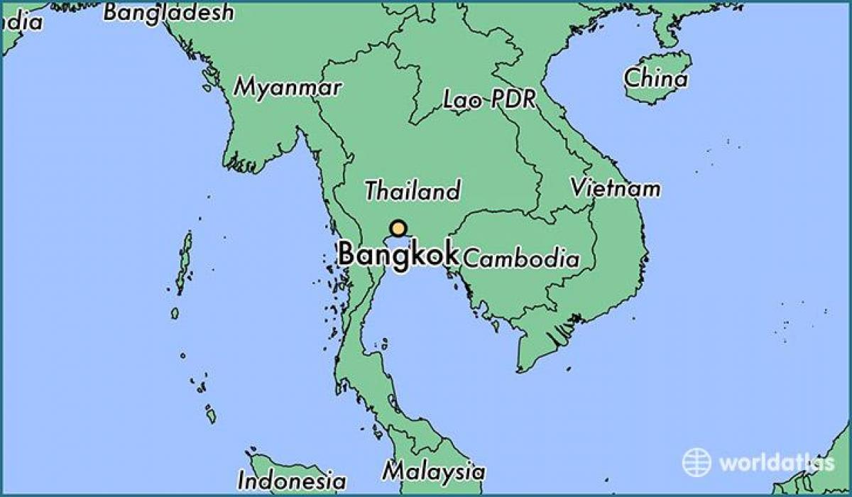 mapu bangkoku krajiny