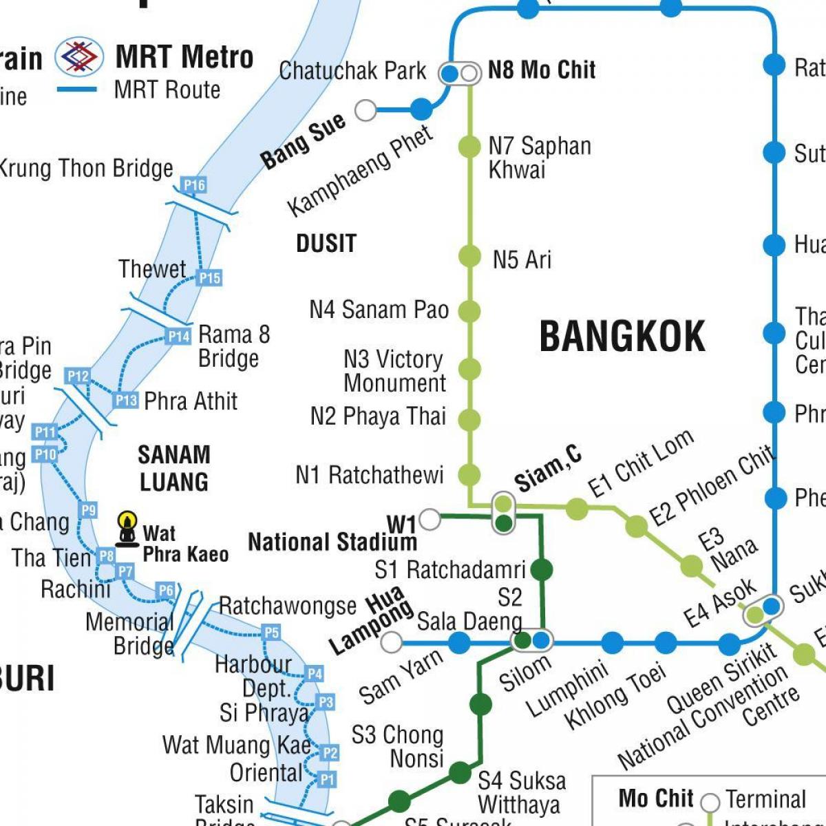 mapu bangkoku metro a skytrain