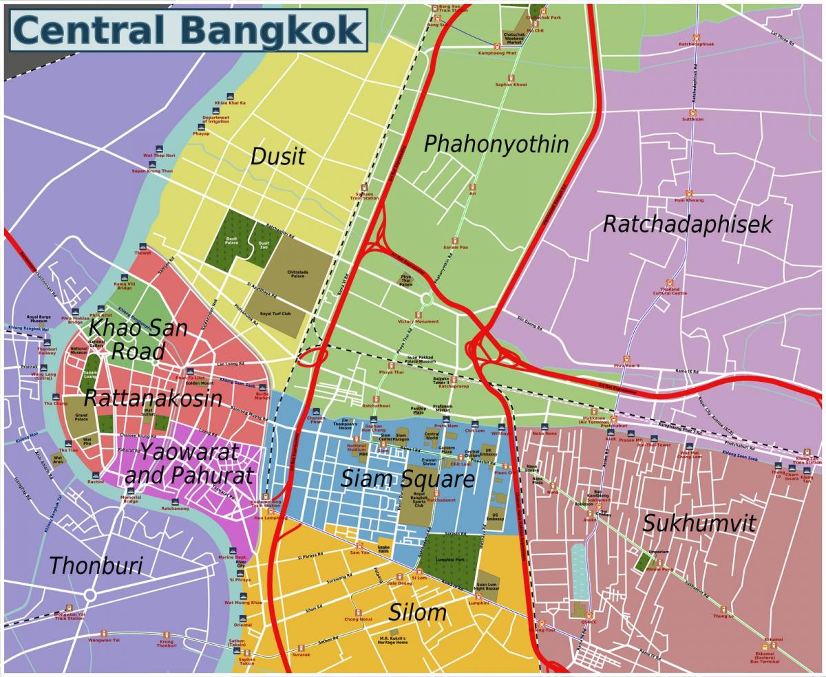 oblasti bangkok mapu
