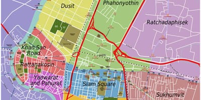 Oblasti bangkok mapu