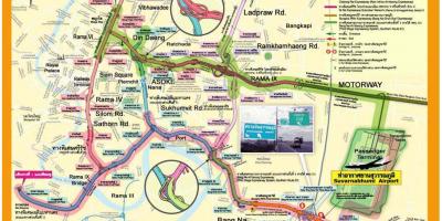 Mapu bangkoku rýchlostnú cestu