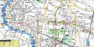 Bangkok turistické mapy anglicky